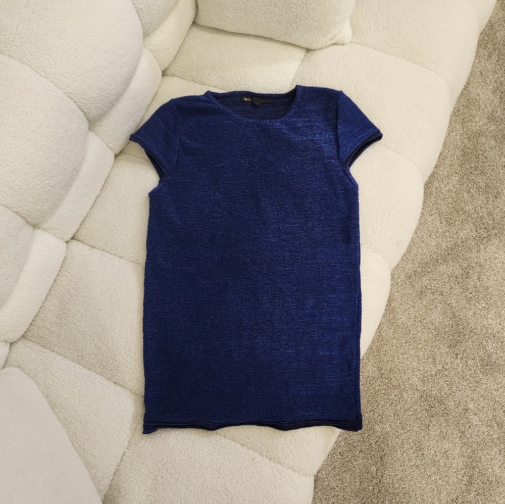 Maje Blue Shimmer Tee